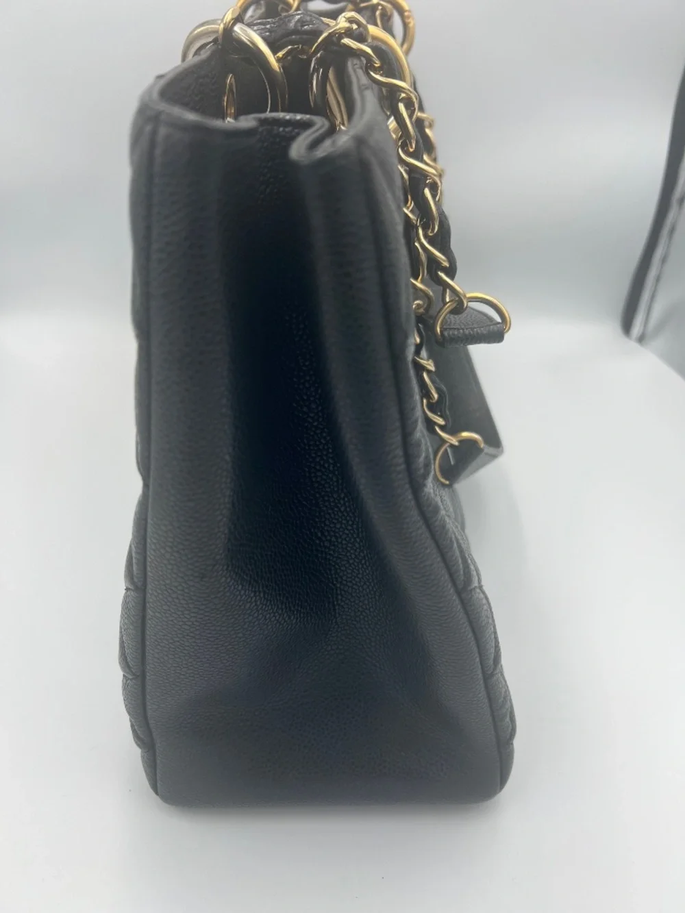 CHANEL Caviar Quilted XL Grand Shopping Tote GST Black